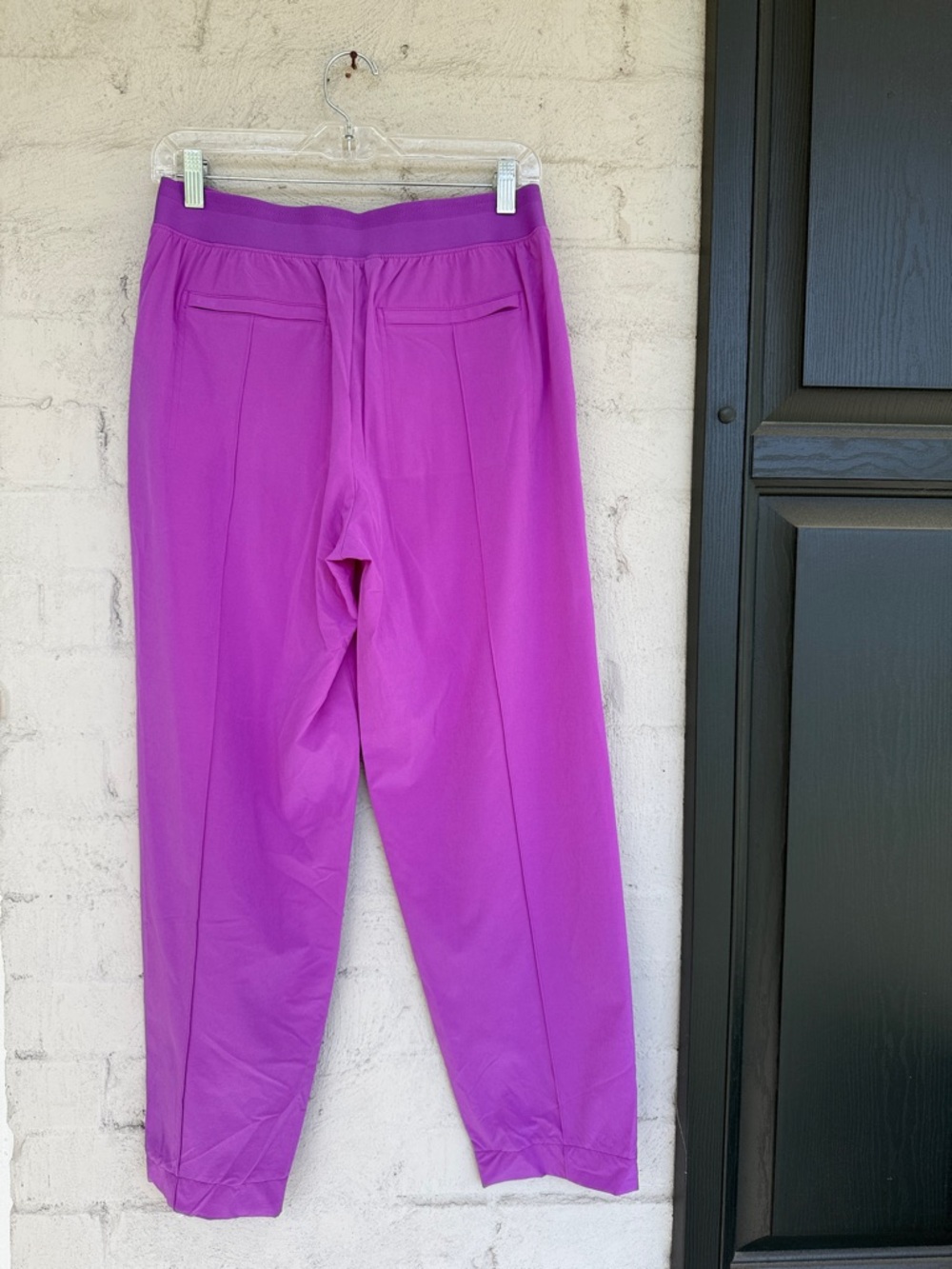 Athleta Brooklyn Heights Vienna Slim Pants Jazzy Purple High Rise Trouser Size 4 - Picture 7 of 15